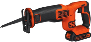 Black+ DECKER 20V MAX Reciprocating Saw with charger